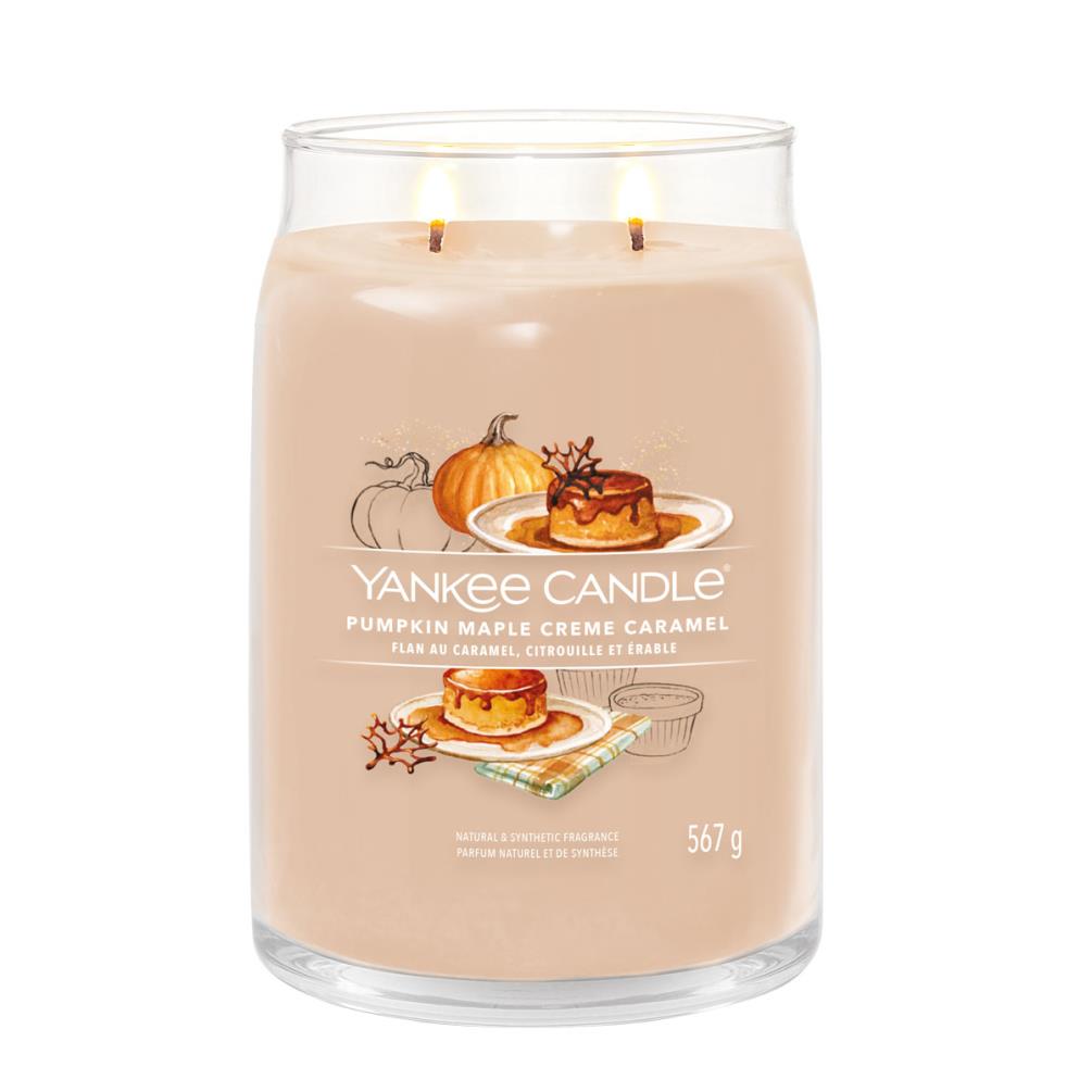 Yankee Candle Pumpkin Maple Creme Caramel Large Jar Extra Image 1